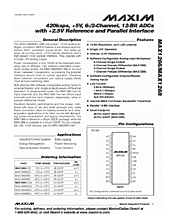 DataSheet MAX1266A pdf